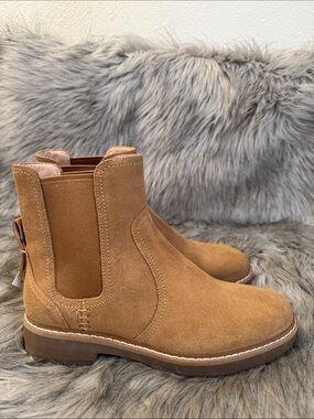 Cole Haan Chestnut Suede Chelsea Booties Size 8.5B